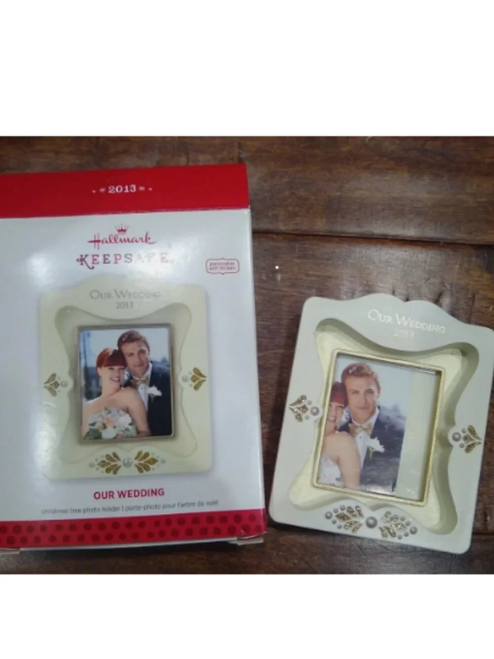 Hallmark Keepsake Ornament, Our Wedding 2013 Photo Frame